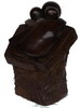 Embrassade papa-bronze original-20 x 18 x 27 cm