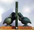 Oiseaux-livres   bronze  12x30x20cm, sculpture Bronze