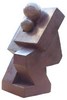 Paternité :sculpture bronze à patine brune